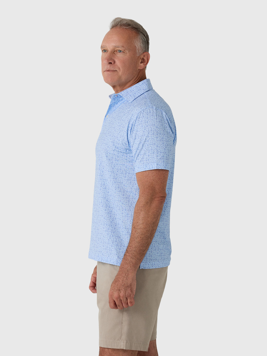 Rhoback Men's The Old Fashioned 2.0 Performance Polo