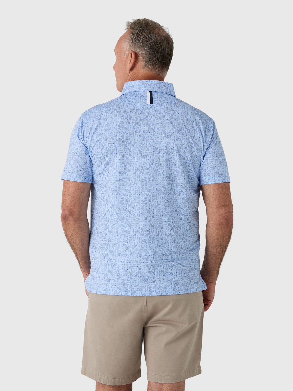 Rhoback Men's The Old Fashioned 2.0 Performance Polo