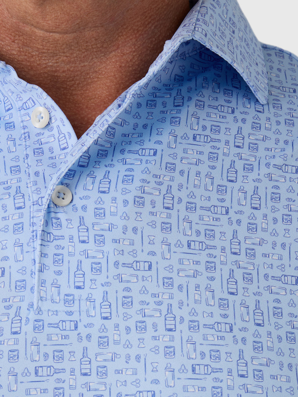 Rhoback Men's The Old Fashioned 2.0 Performance Polo