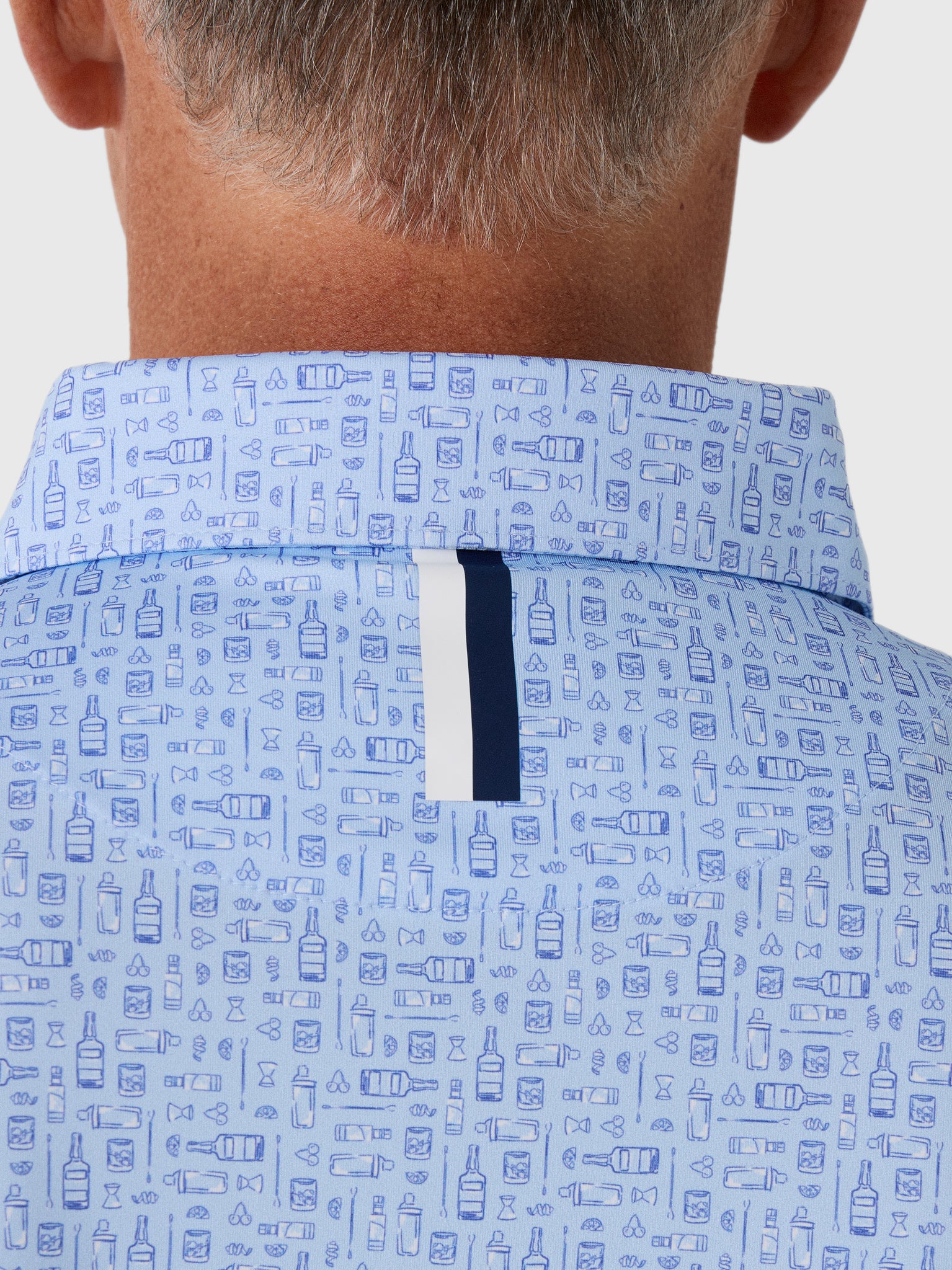 Rhoback Men's The Old Fashioned 2.0 Performance Polo