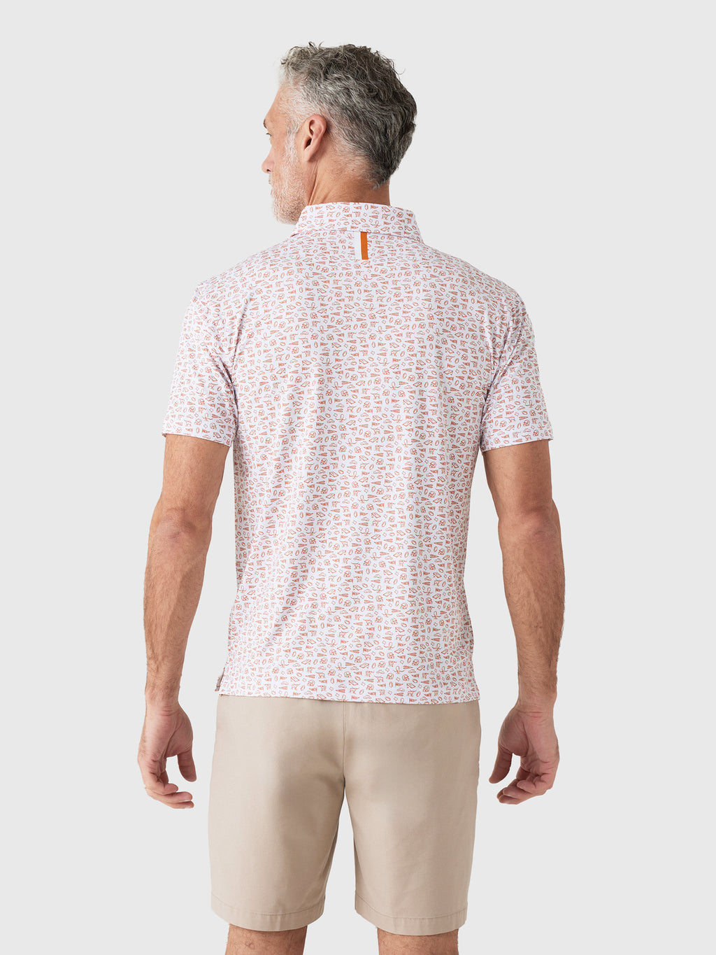 Rhoback Men's The Texas Gameday 2.0 Collegiate Polo - Saint Bernard