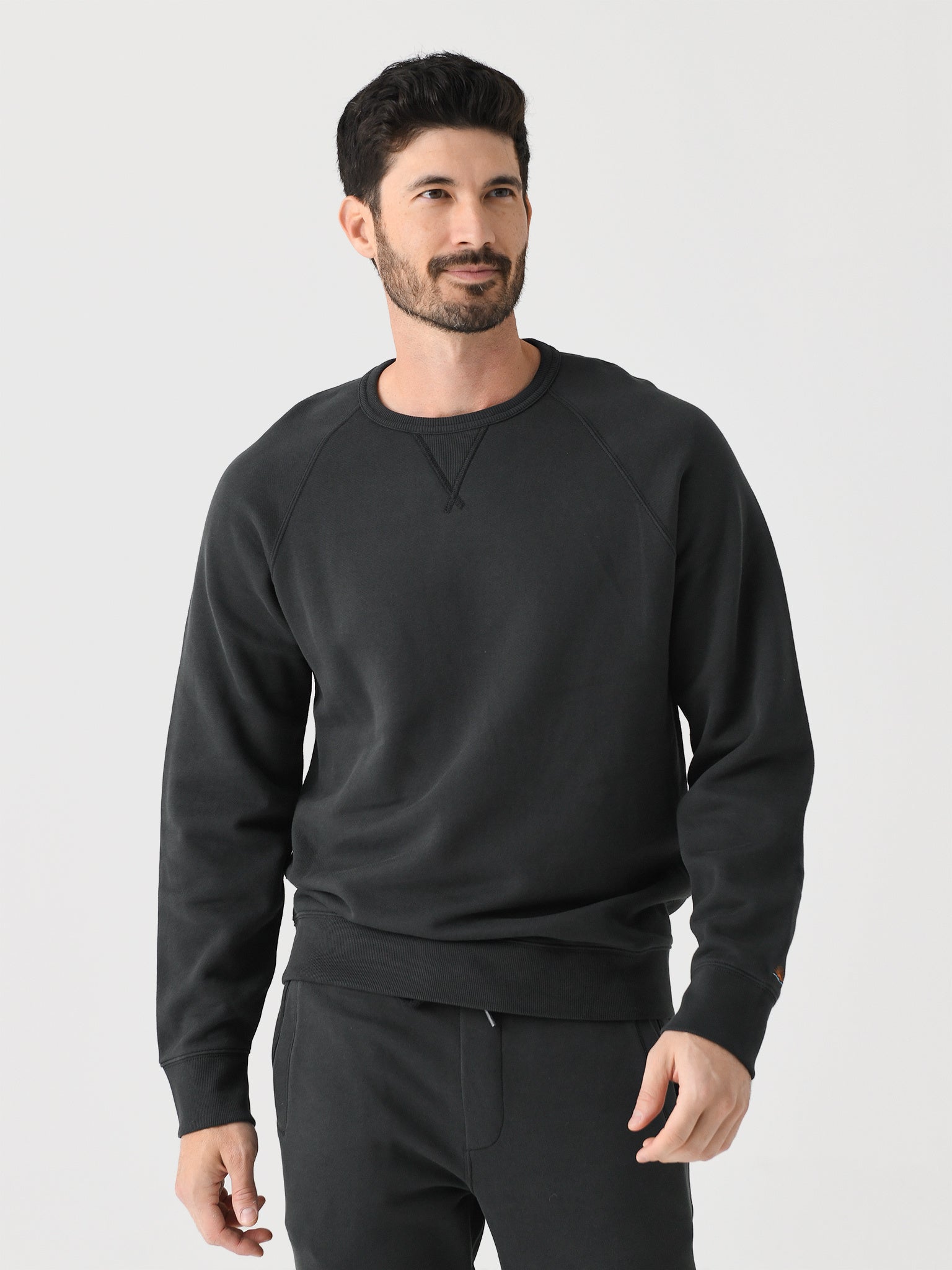 Faherty Brand Men's High Standard Fleece Crewneck - Saint Bernard