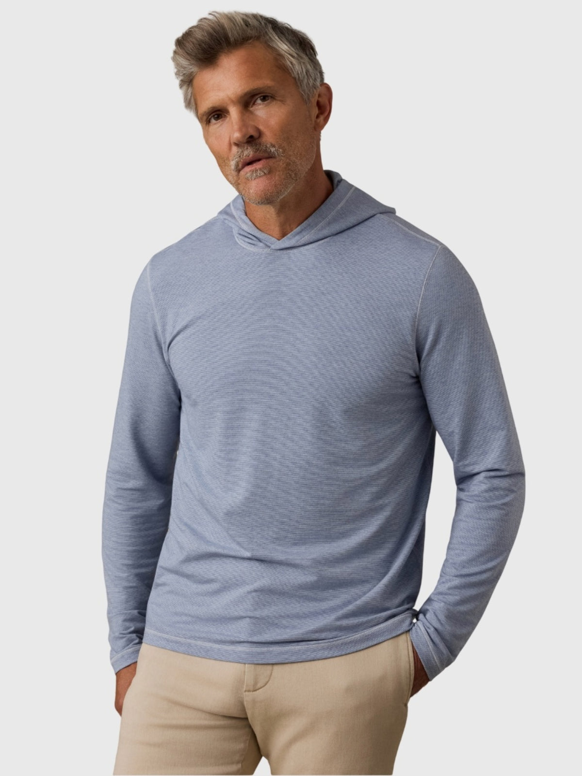 Faherty Brand Men's Movement Popover Hoodie - Saint Bernard