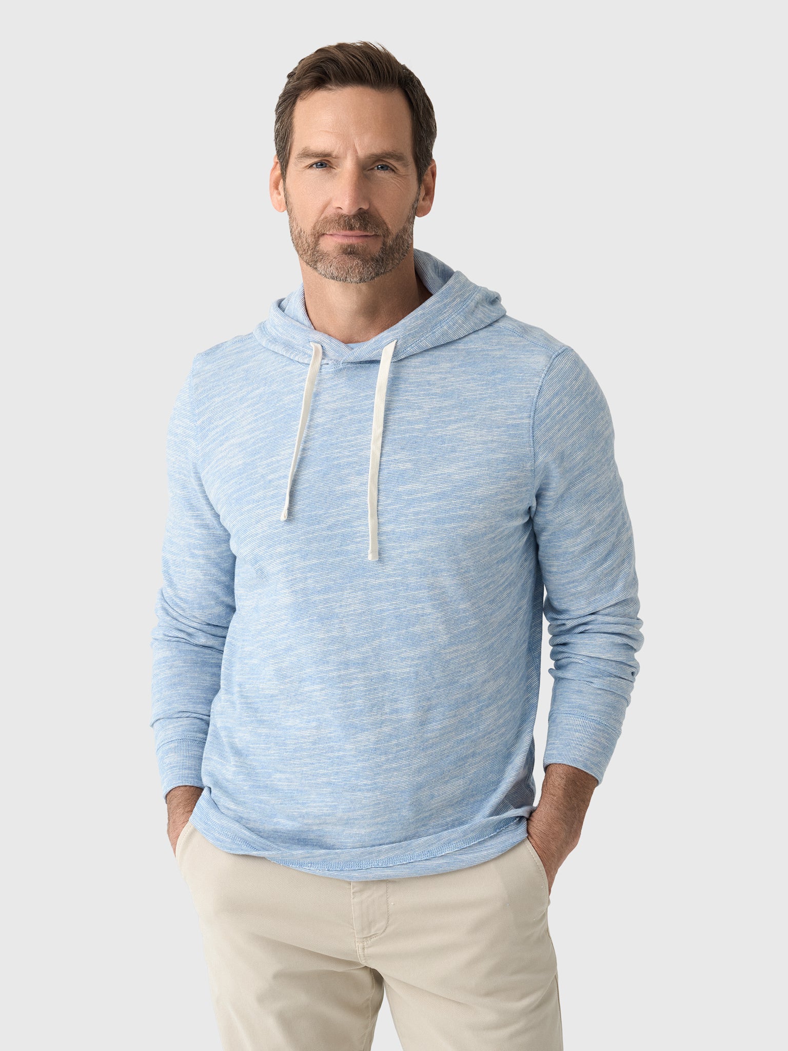 Faherty Brand Men's Sunwashed Midweight Organic Hoodie - Saint Bernard