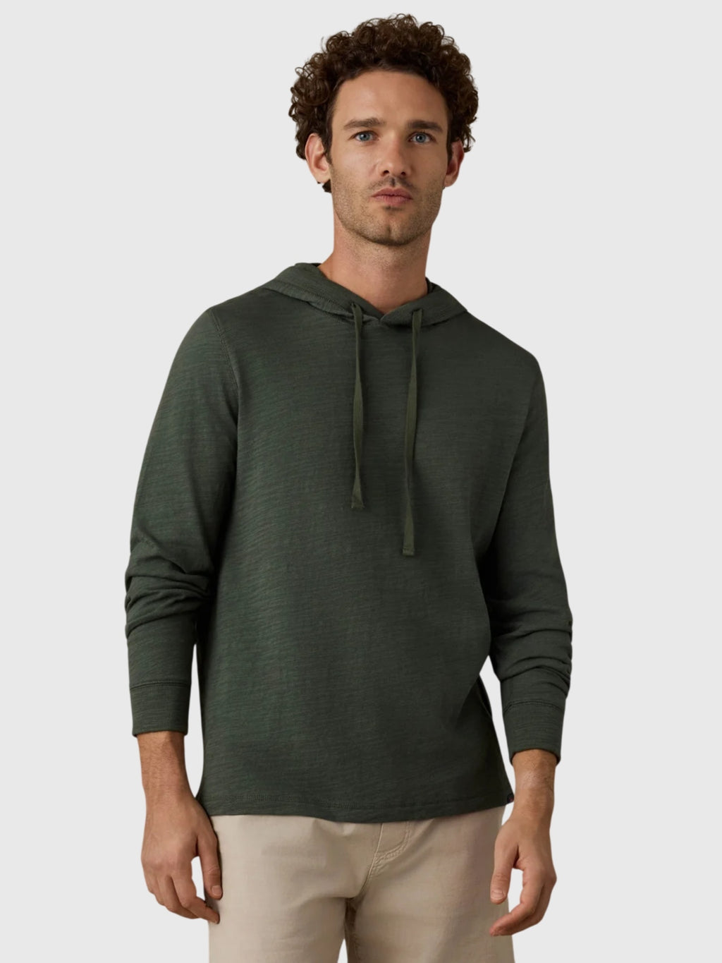 Faherty Brand Men's Sunwashed Midweight Organic Hoodie - Saint Bernard