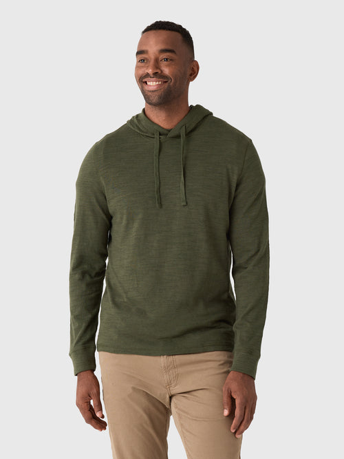 Faherty Brand Men's Sunwashed Midweight Organic Hoodie - Saint Bernard