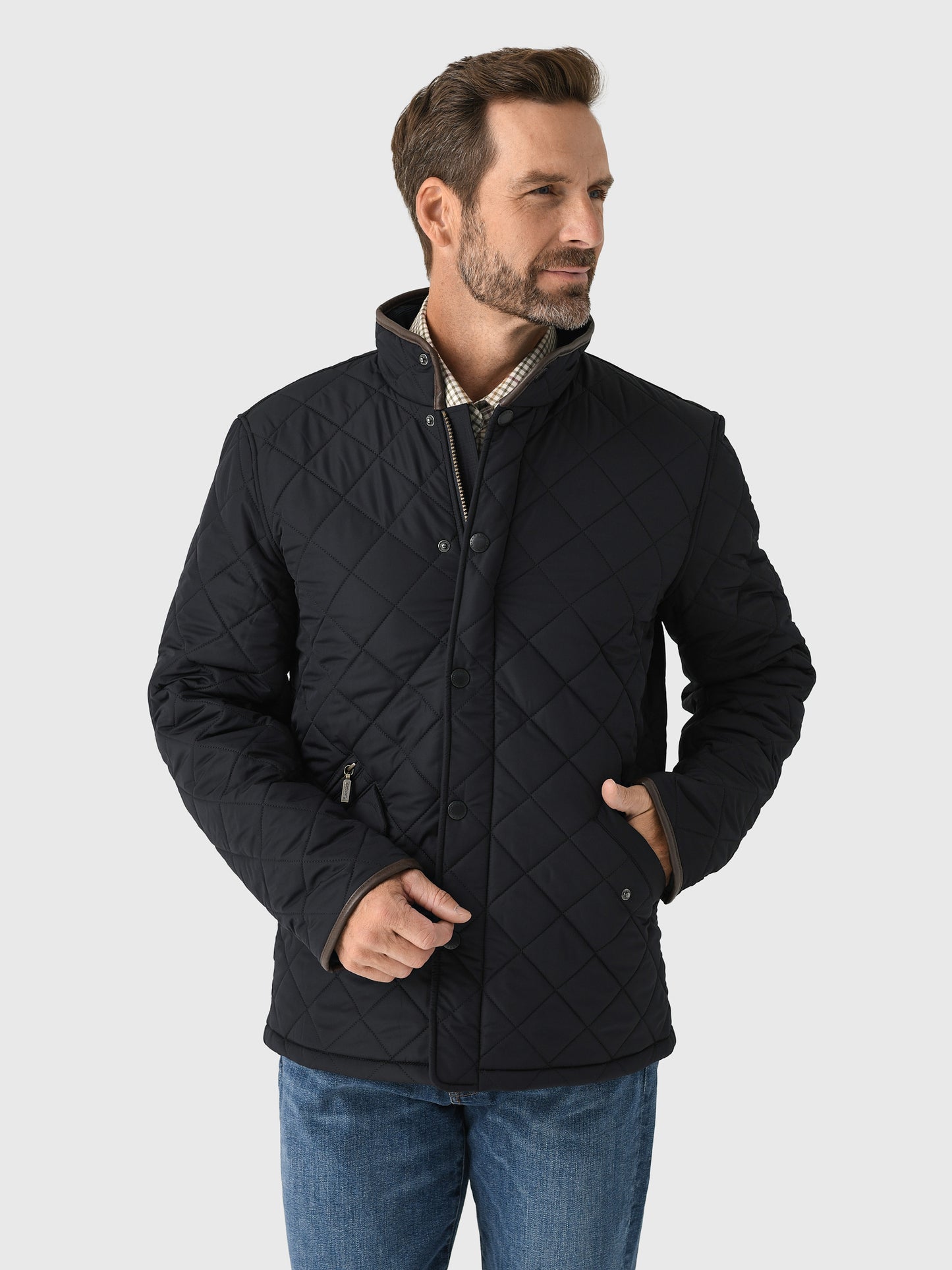 Barbour Men's Powell Quilted Jacket - Saint Bernard