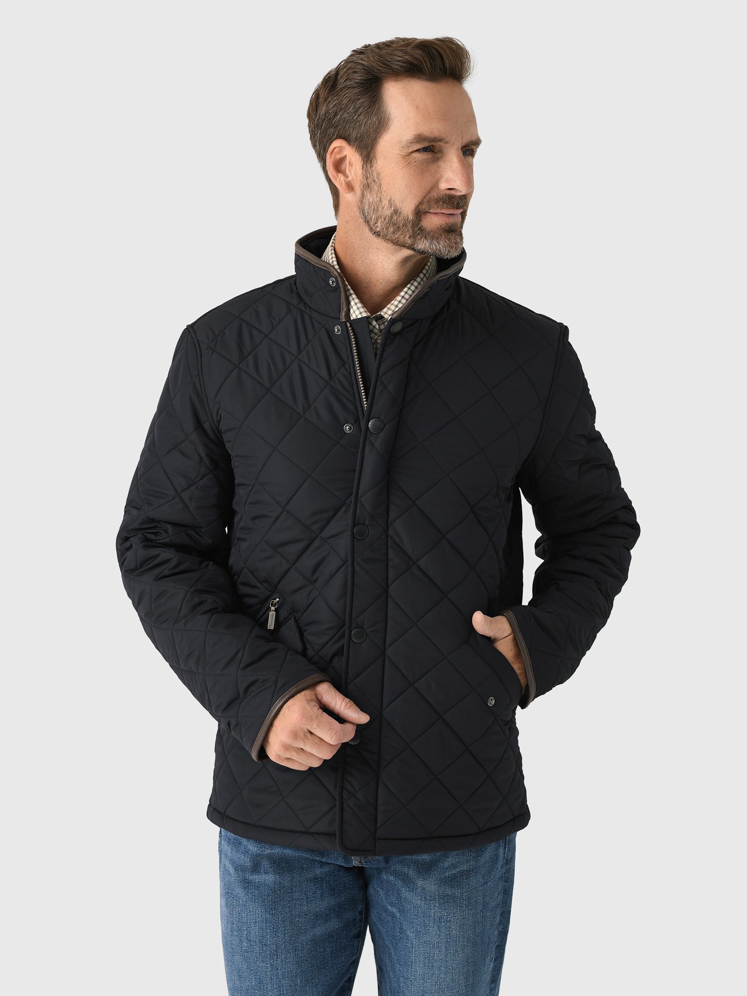 Barbour Men's Powell Quilted Jacket - Saint Bernard