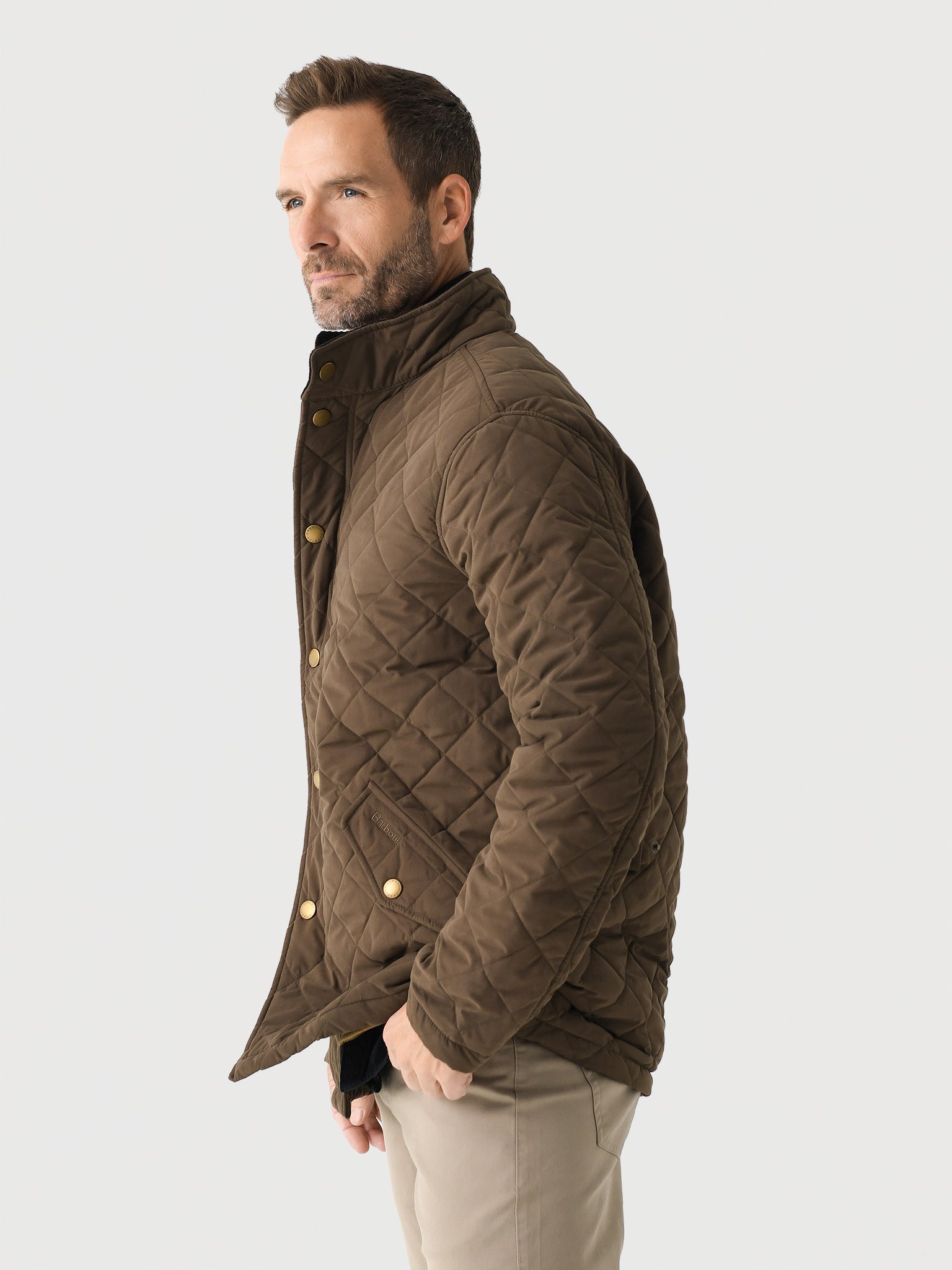 Barbour Men's Shoveler Quilted Jacket | $300.00 | Saint Bernard