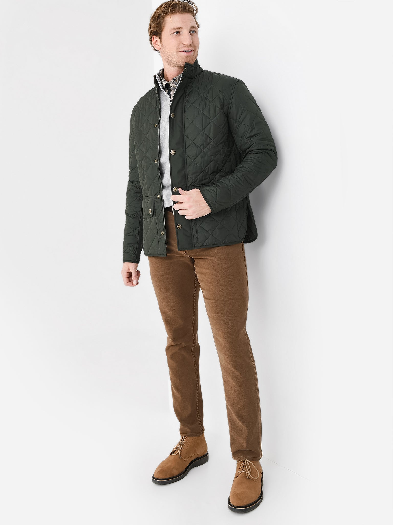 Barbour Men's Lowerdale Quilted Jacket - Saint Bernard