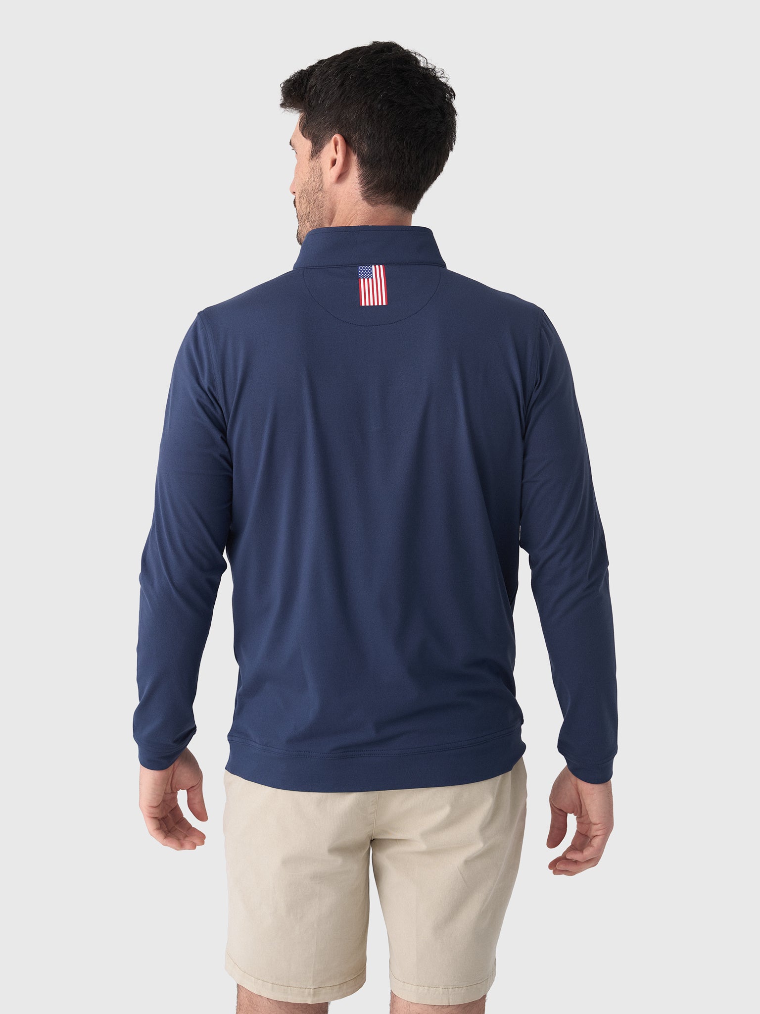Rhoback Men's Performance Quarter-Zip - Saint Bernard
