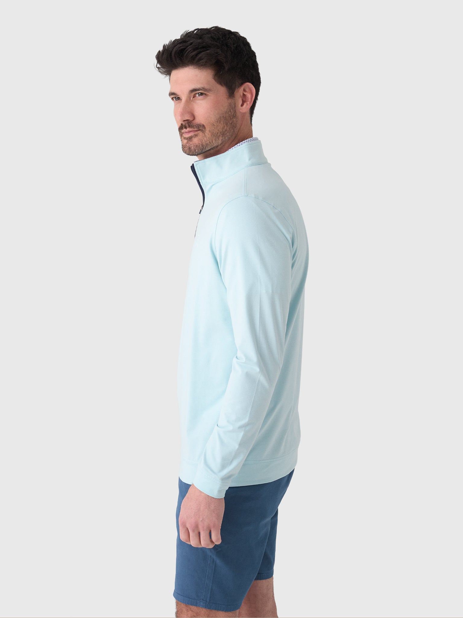 Rhoback Men's Heather Performance Quarter-Zip – Saint Bernard