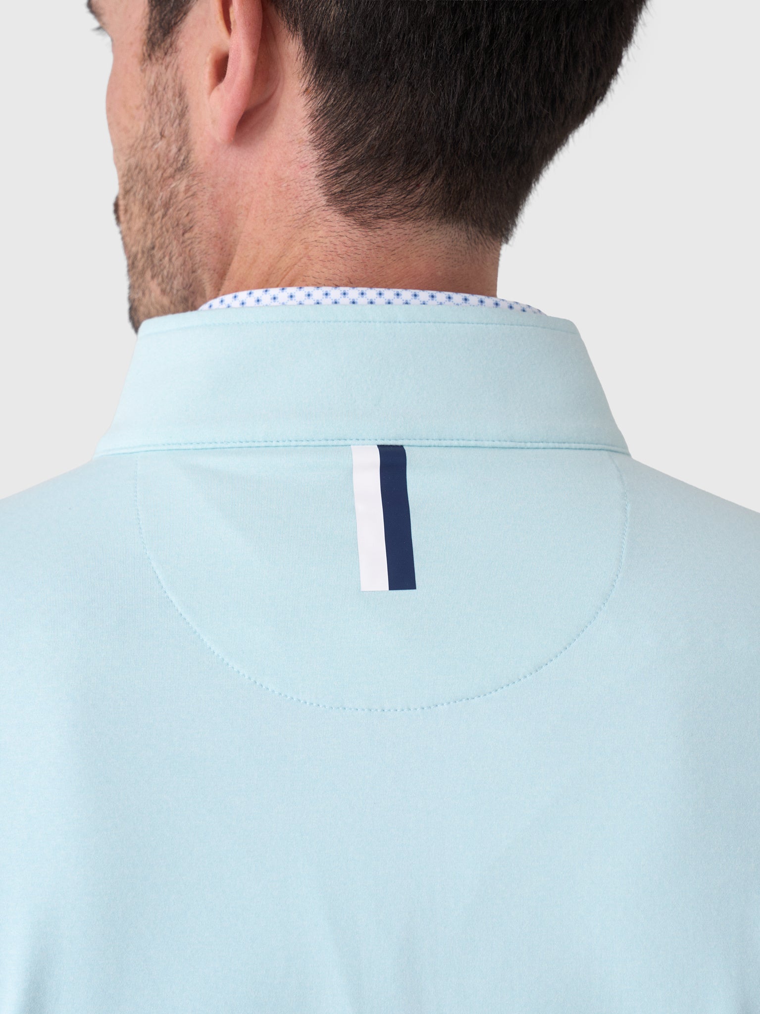Rhoback Men's Heather Performance Quarter-Zip - Saint Bernard