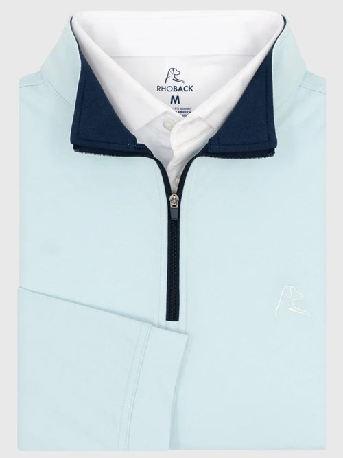 Rhoback Men's Heather Performance Quarter-Zip