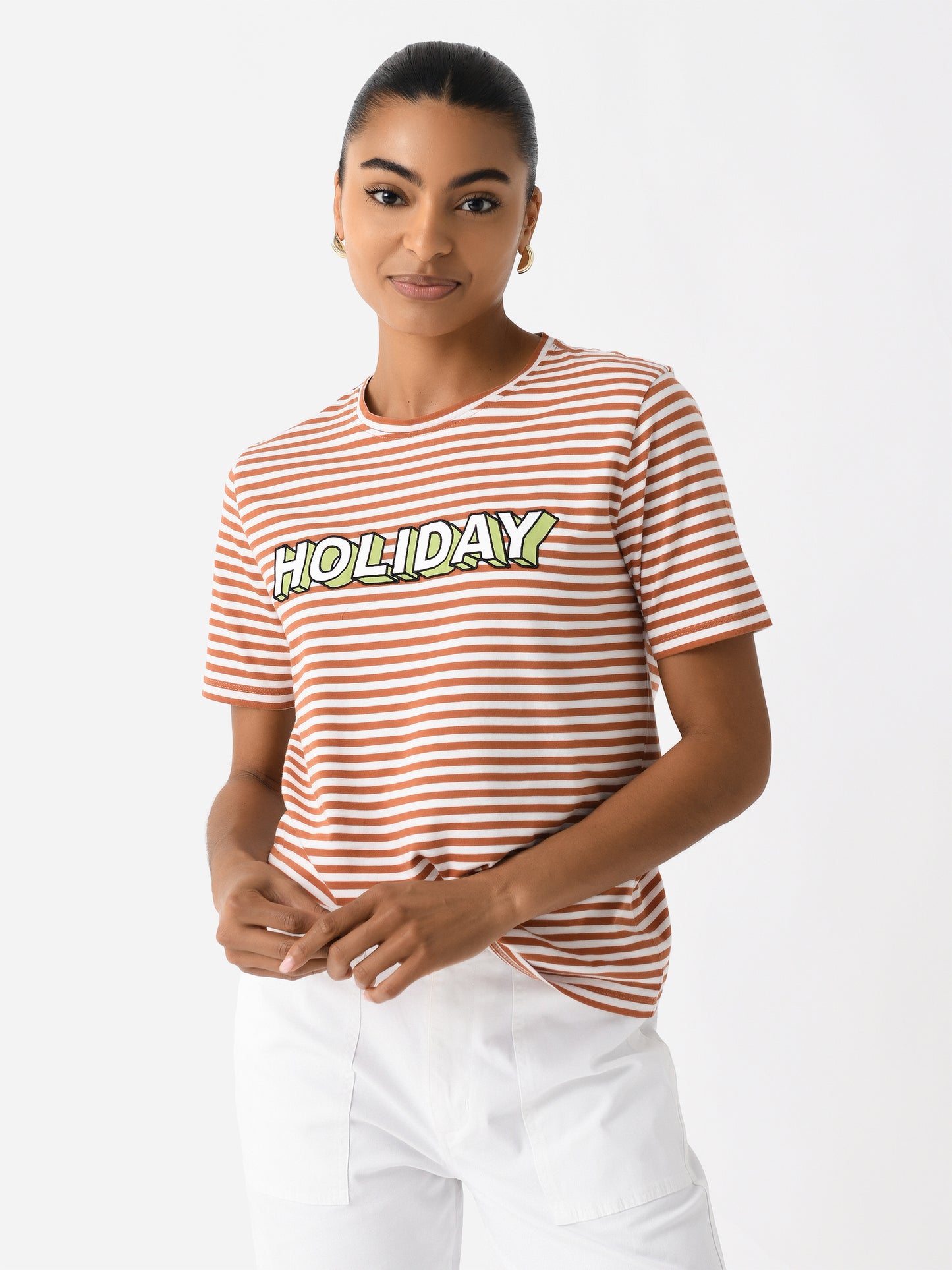 Kule Women's The Modern Holiday Tee - Saint Bernard