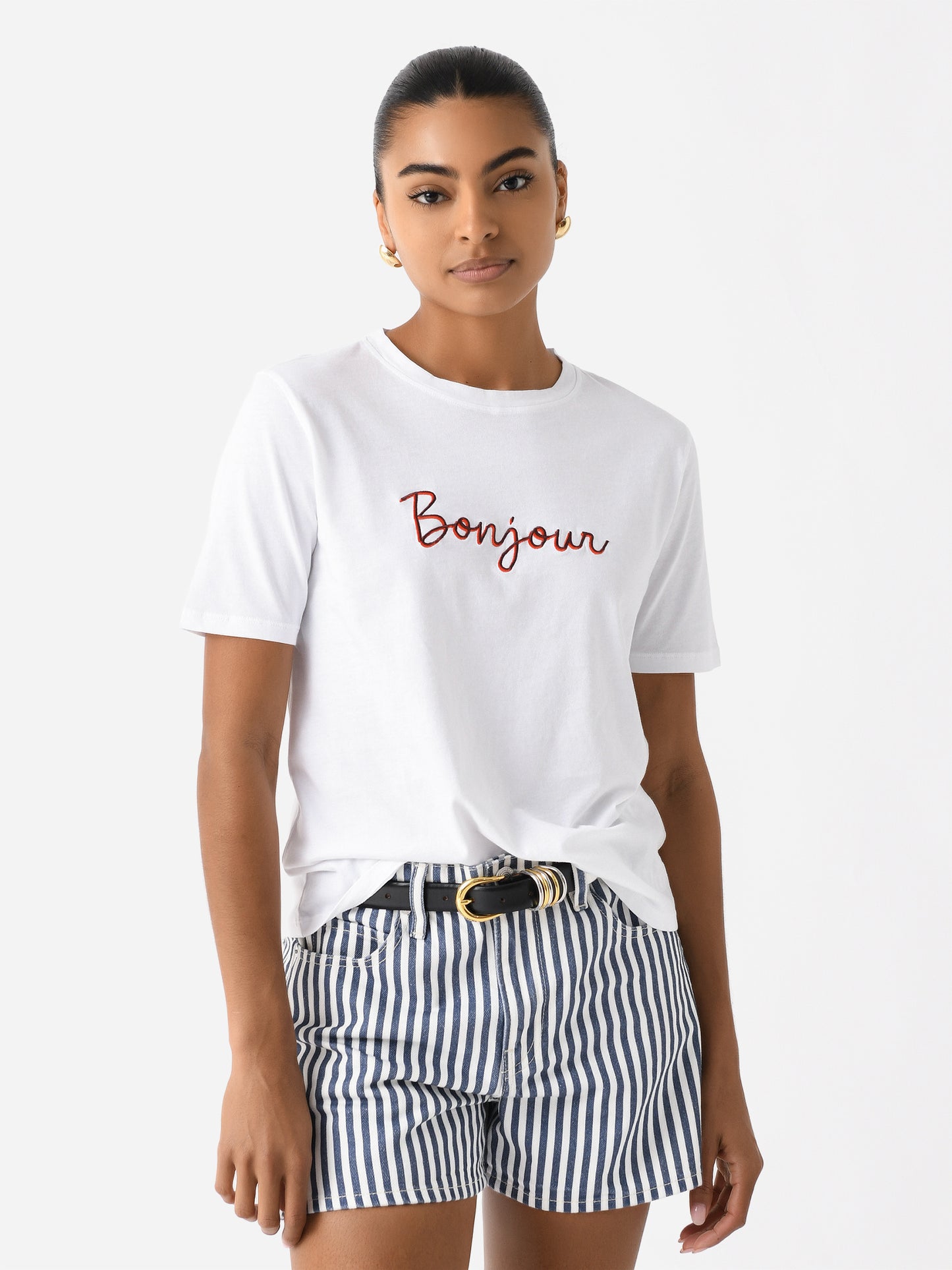Kule Women's The Modern Bonjour Tee - Saint Bernard
