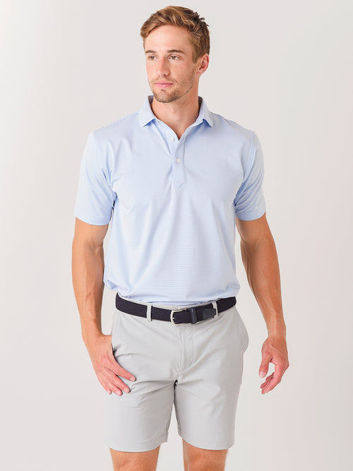 Saint Bernard Men's Carter Stripe Performance Polo - Saint Bernard