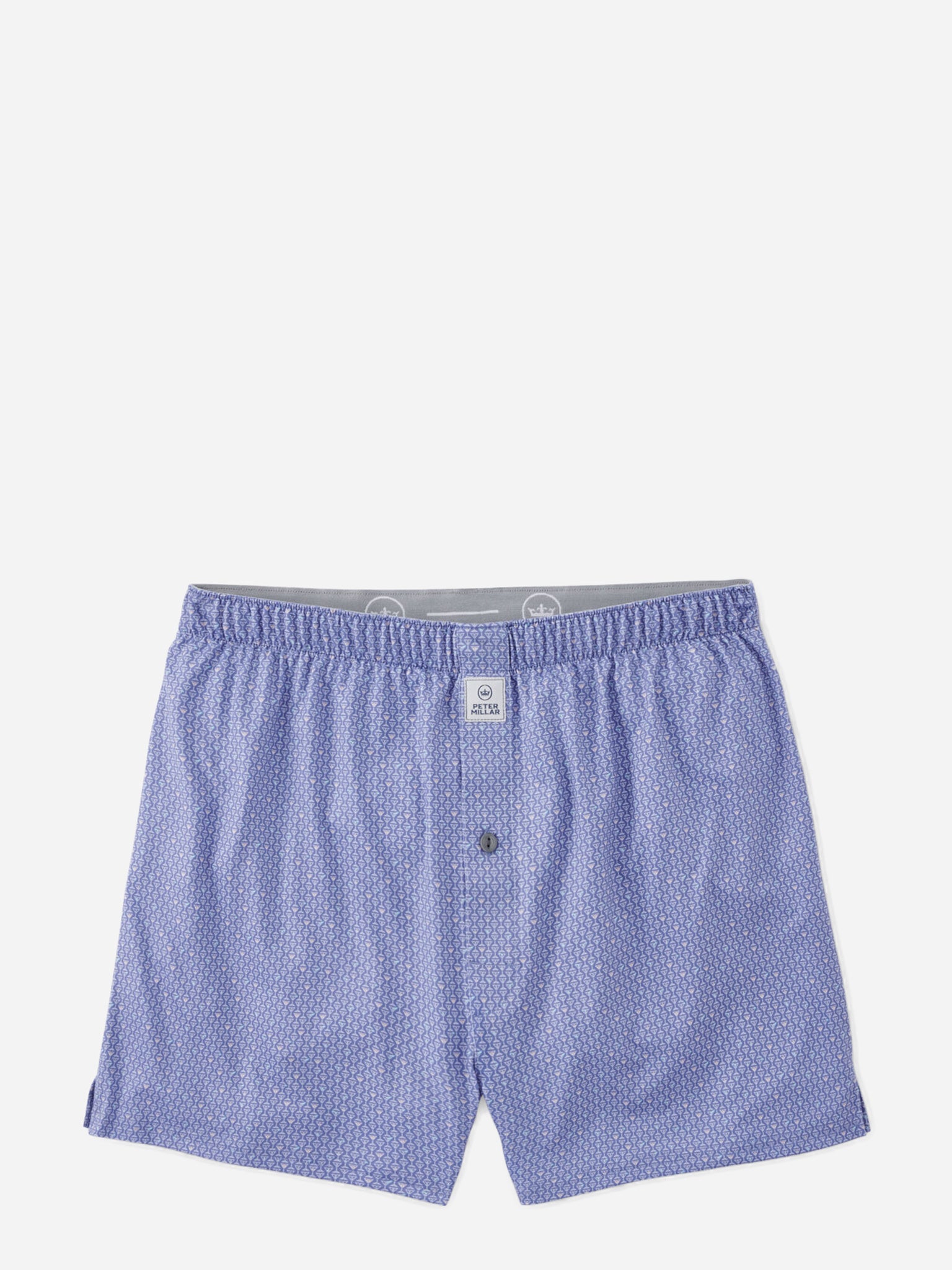 Peter Millar Crown Sport Men's Shaken Not Stirred Performance Boxer Short - Saint Bernard