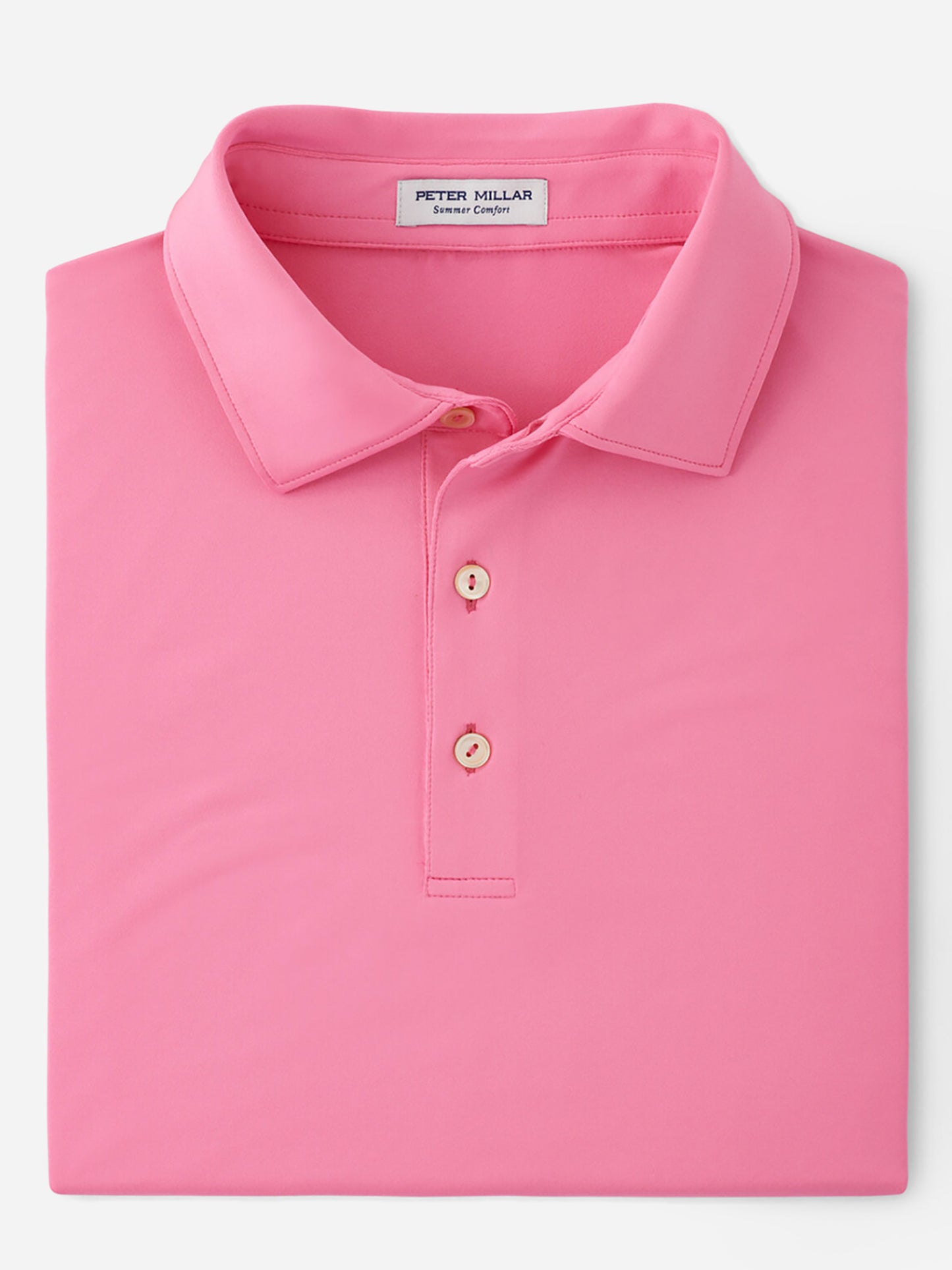 Peter Millar Crown Sport Men's Solid Performance Jersey Polo - Saint Bernard