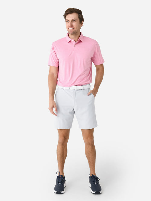 Peter Millar Crown Sport Men's Featherweight Mélange Polo