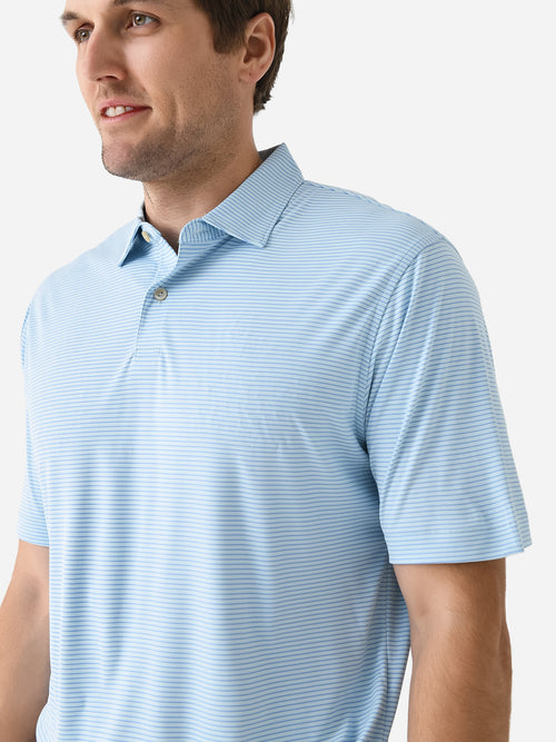Peter Millar Crown Sport Men's Featherweight Stripe Polo