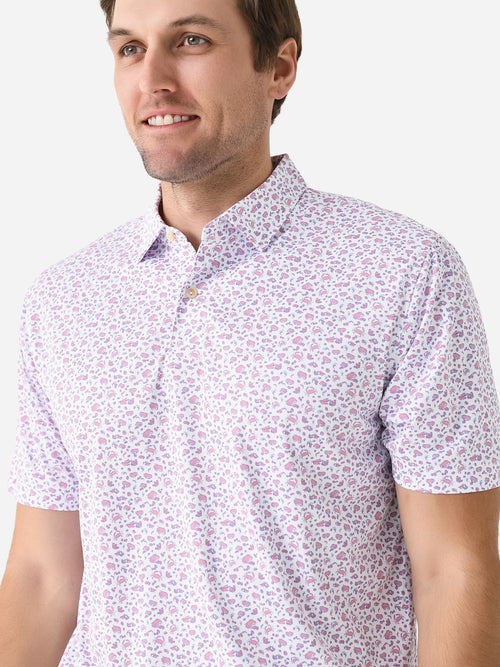 Peter Millar Crown Sport Men's Featherweight Crabs And Craps Polo