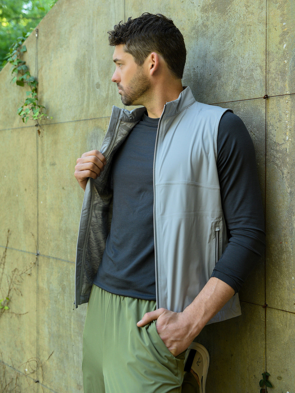 Peter Millar Active Men's Kinetic 3-Layer Vest - Saint Bernard