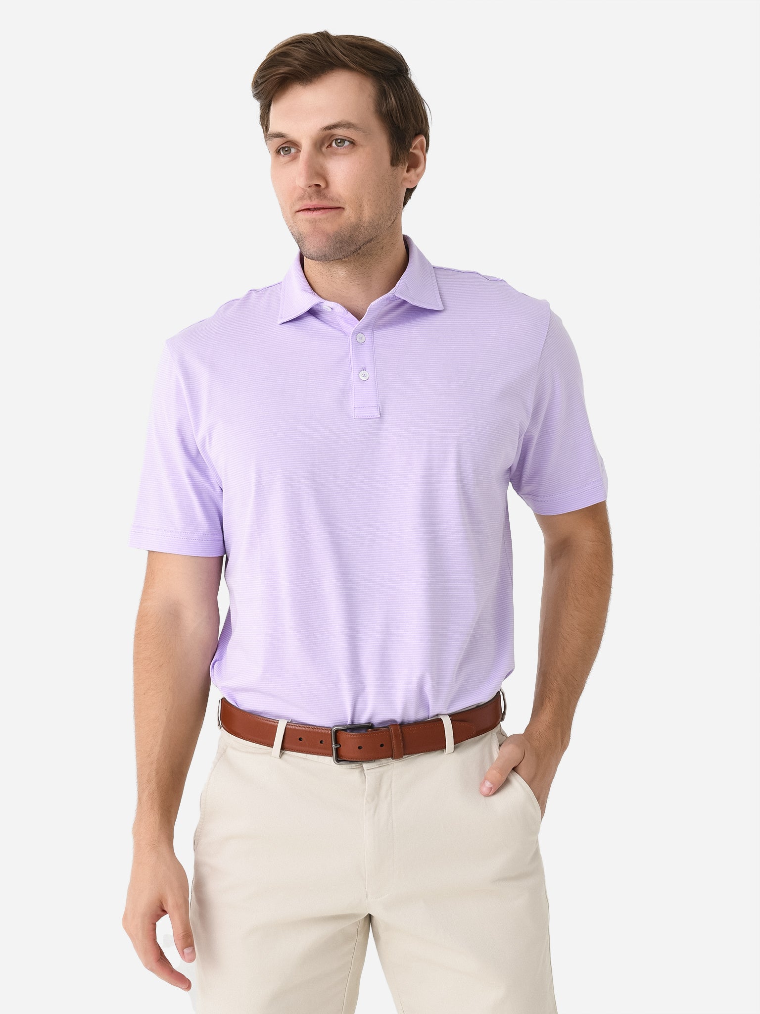 Peter Millar Crown Men's Pilot Mill Haynes Polo - Saint Bernard