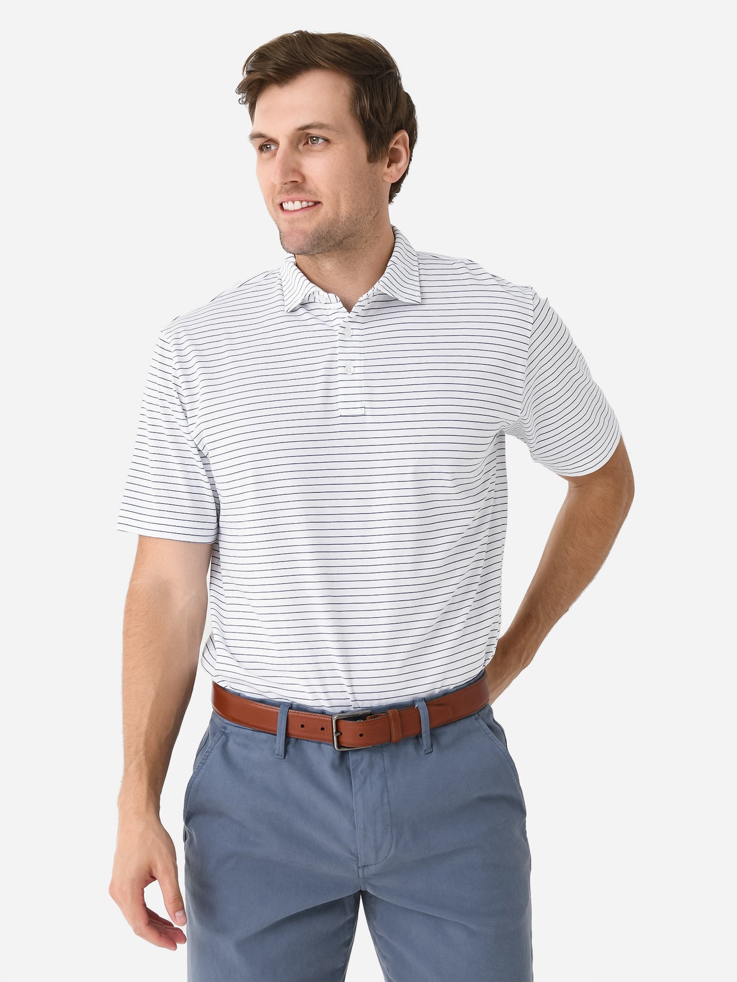 Peter Millar Crown Men's Pilot Mill Cedar Polo - Saint Bernard