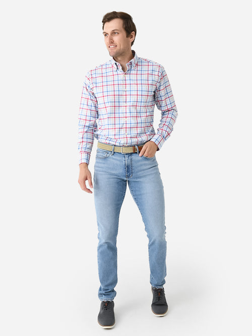 Peter Millar Crown Men's Walker Cotton-Stretch Sport Shirt