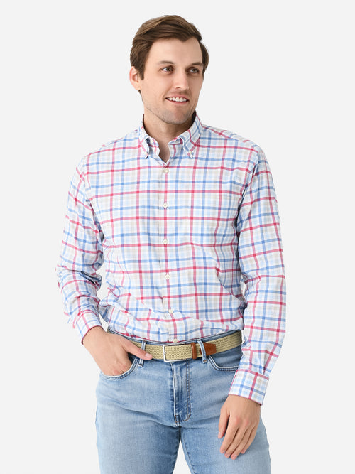 Peter Millar Crown Men's Walker Cotton-Stretch Sport Shirt
