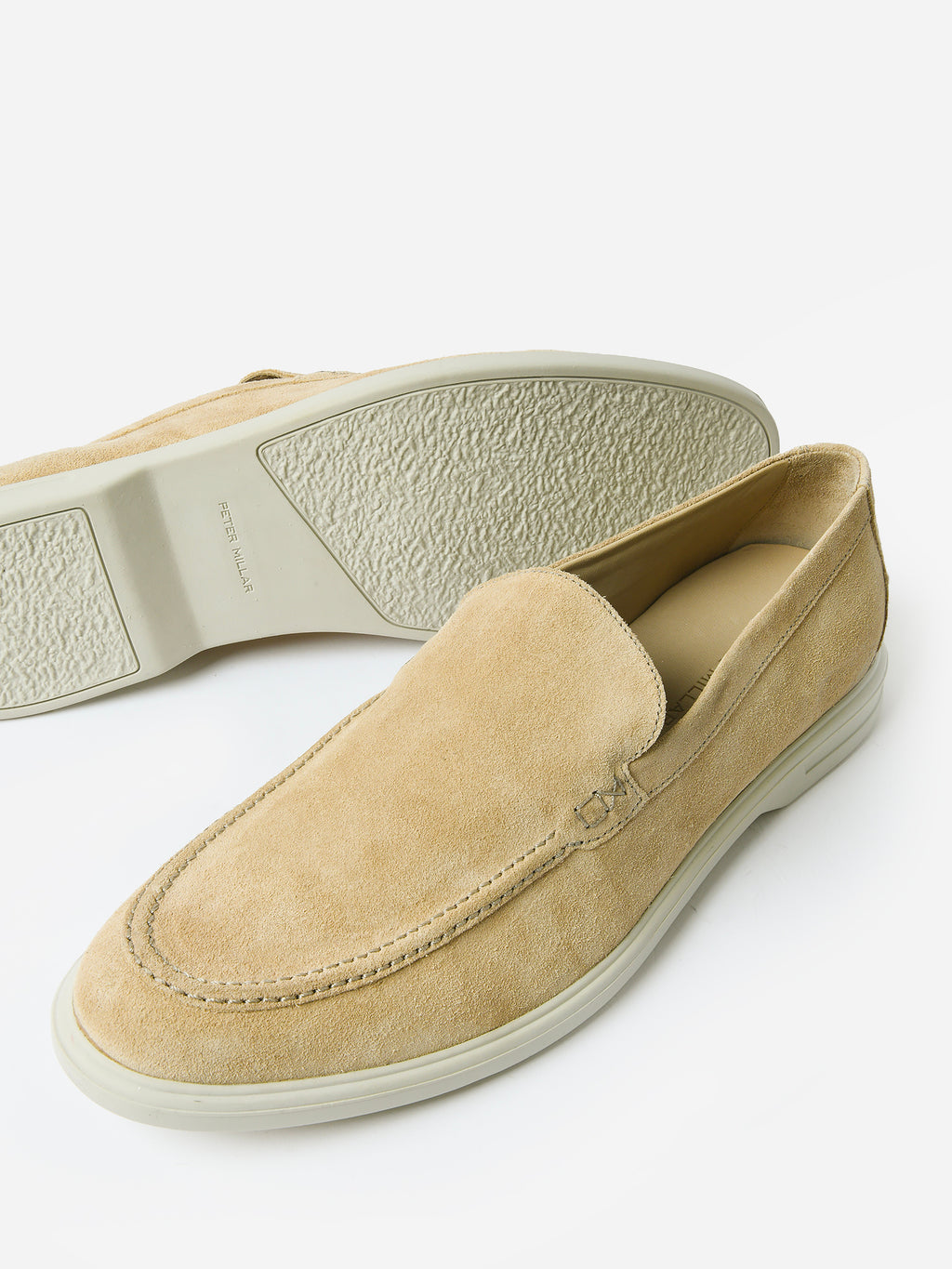 Peter Millar Crown Crafted Men's Excursionist Venetian Loafer - Saint Bernard