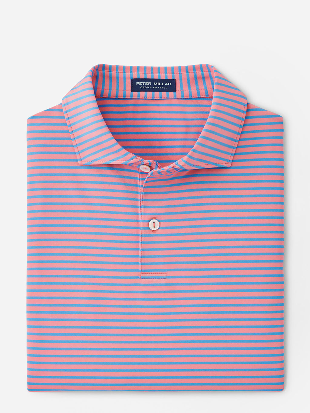 Peter Millar Crown Crafted Men's Miles Performance Jersey Polo - Saint Bernard