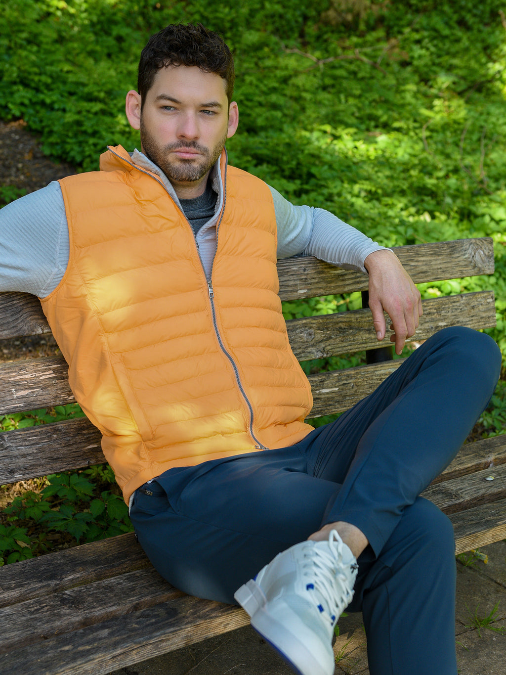 Peter Millar Crown Men's Elite Light Vest - Saint Bernard