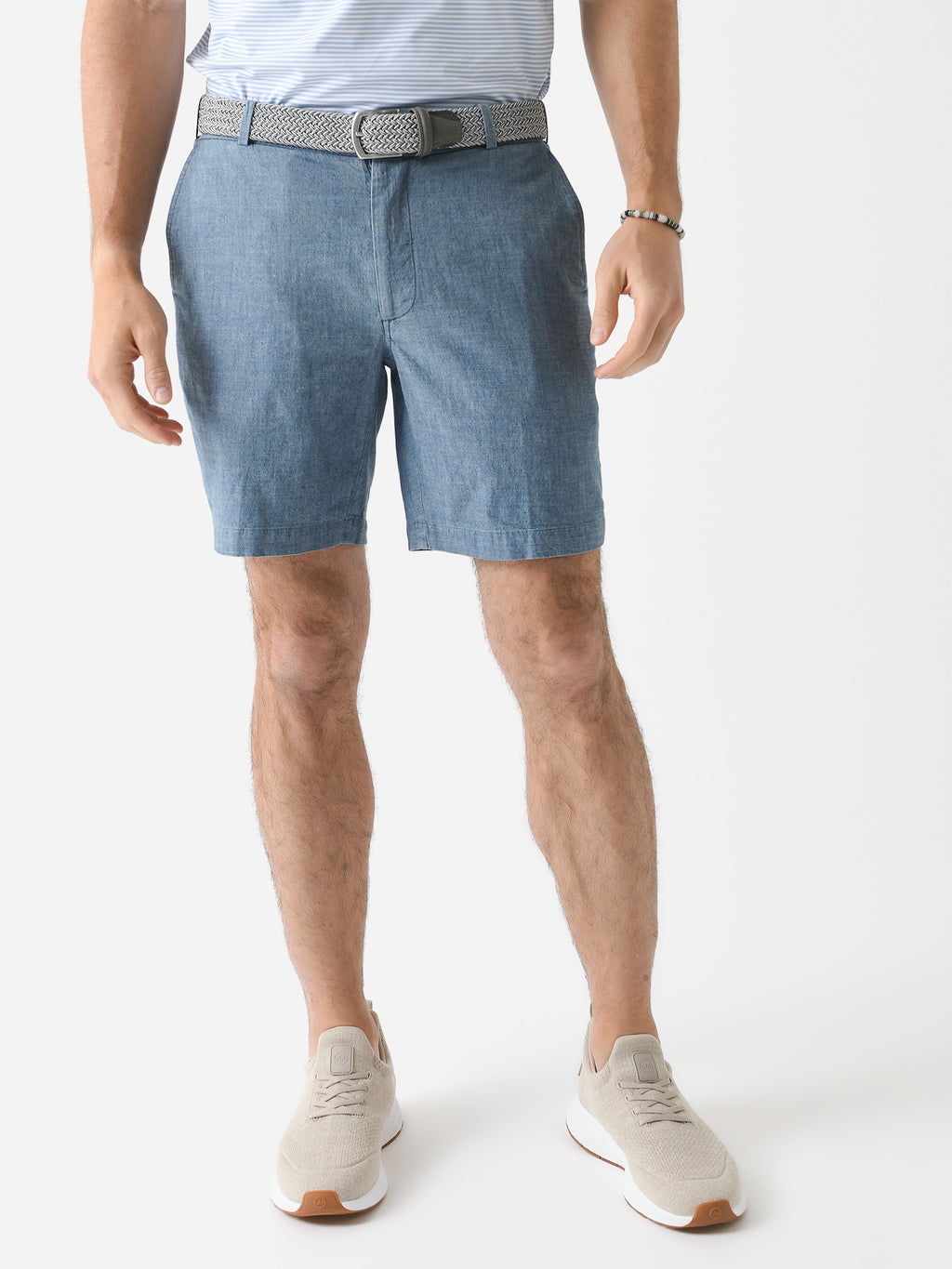 Peter Millar Crown Men's Chambray Short - Saint Bernard