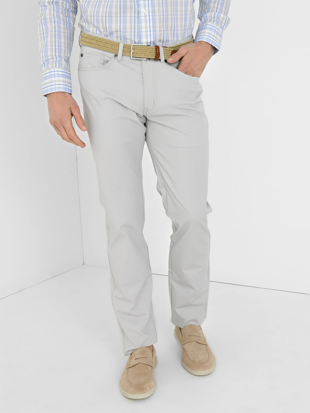 Peter Millar Crown Men's Crown Comfort Five-Pocket Pant - Saint Bernard