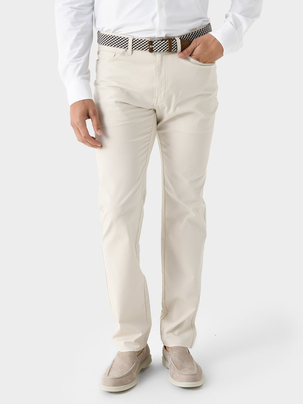 Peter Millar Crown Men's Crown Comfort Five-Pocket Pant - Saint Bernard