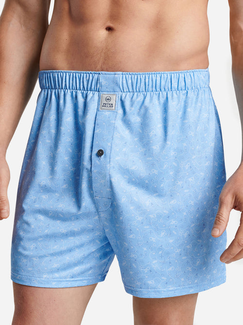 Peter Millar Crown Sport Men's Show Me The Way Performance Boxer Short