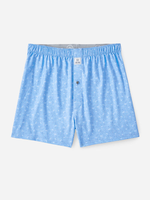 Peter Millar Crown Sport Men's Show Me The Way Performance Boxer Short