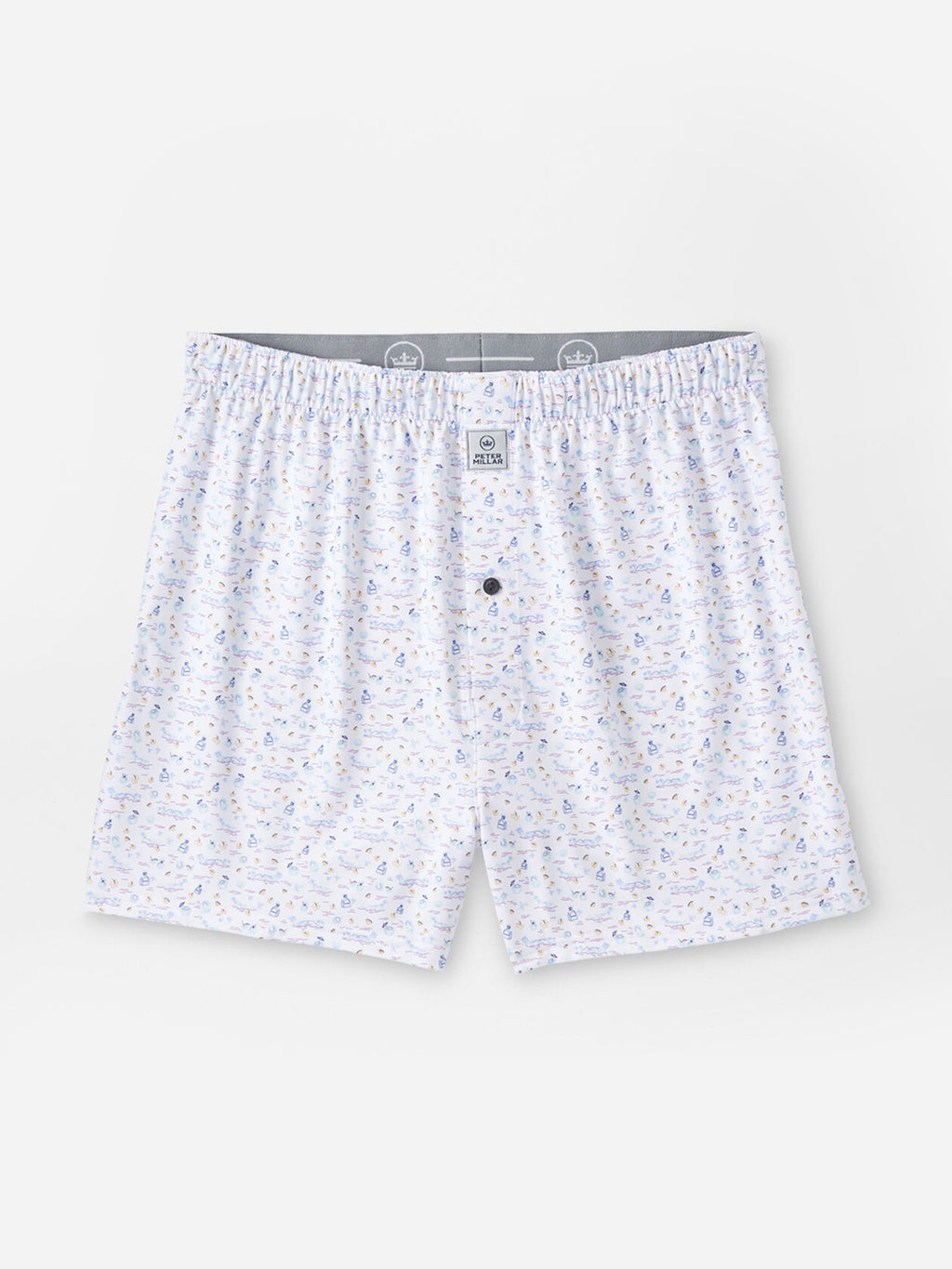 Peter Millar Crown Sport Men's 5 O'Clock In Fiji Performance Boxer - Saint Bernard