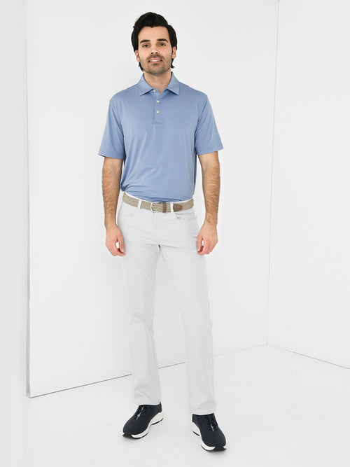 Peter Millar Crown Sport Men's Solid Performance Jersey Polo