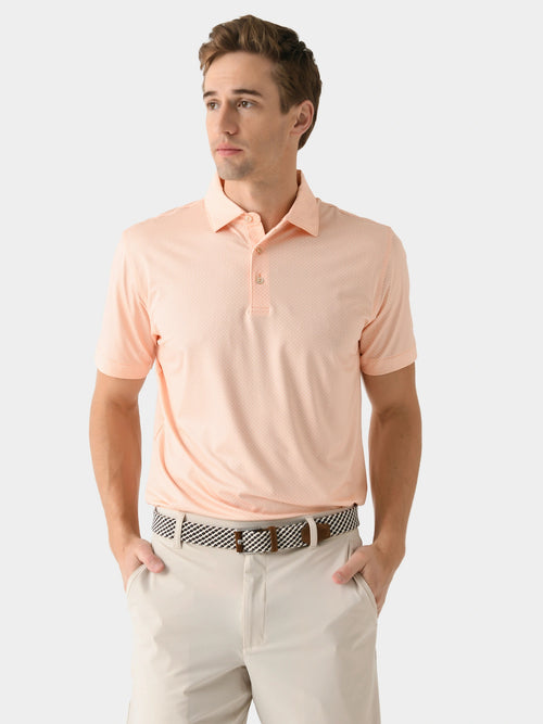 Peter Millar Crown Sport Men's Tesseract Performance Jersey Polo
