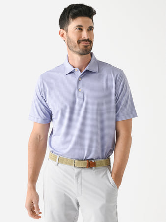 Peter Millar Crown Sport Men's Hemlock Performance Jersey Polo