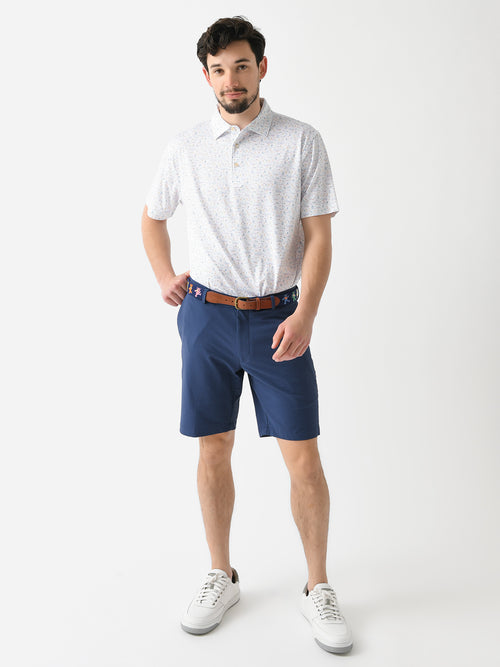 Peter Millar Crown Sport Men's 5 O'clock In Fiji Performance Jersey Polo