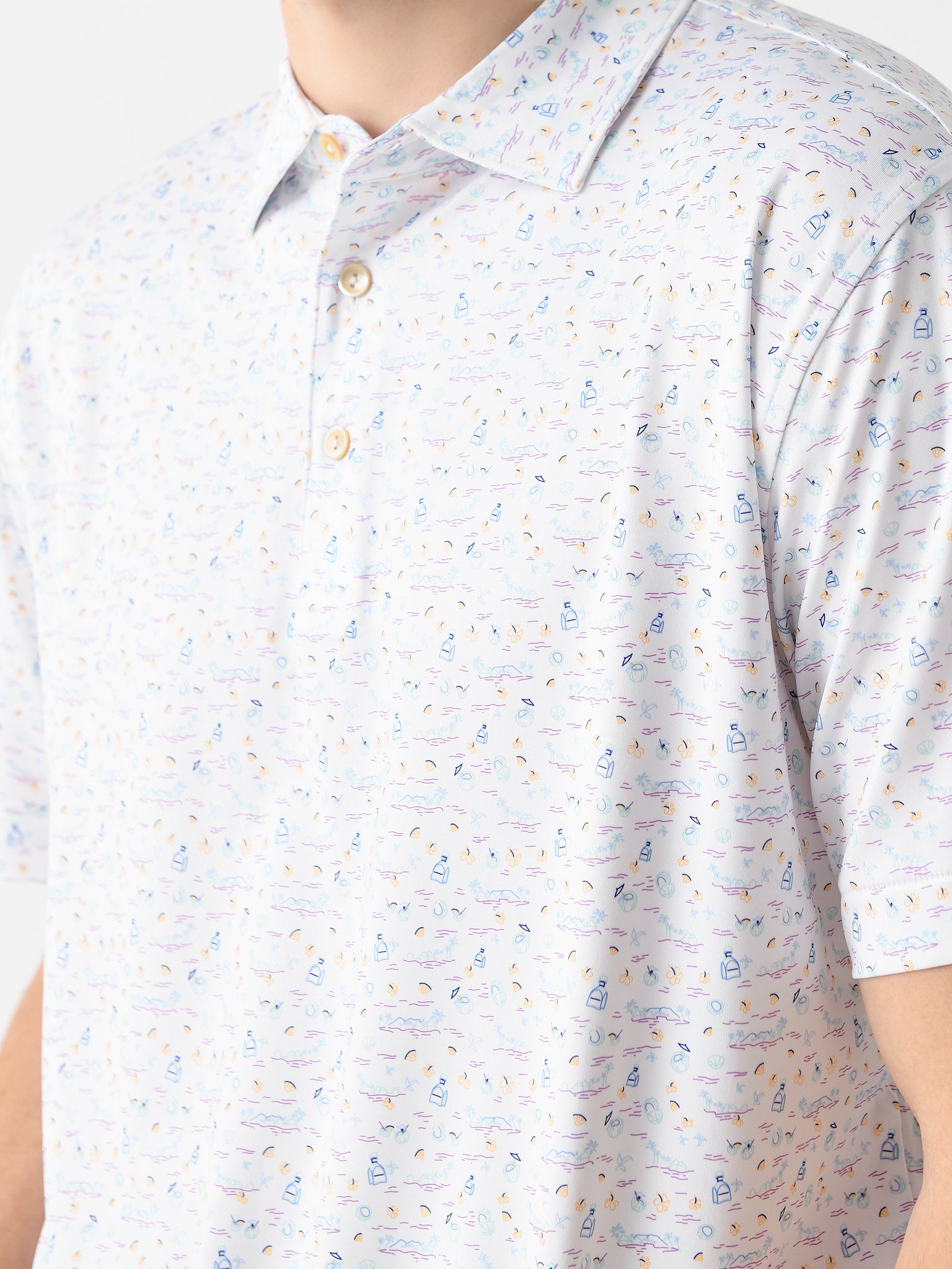 Peter Millar Crown Sport Men's 5 O'clock In Fiji Performance