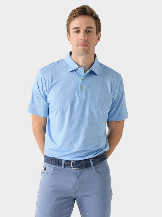 Peter Millar Crown Sport Men's I'll Have It Neat Performance Jersey Polo