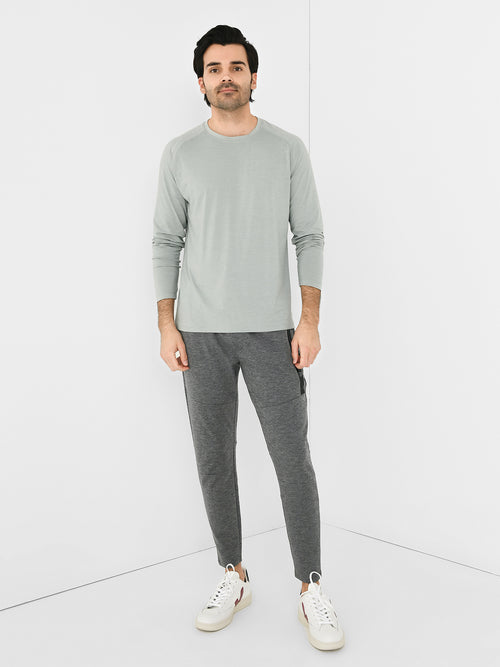 Peter Millar Active Men's Aurora Performance Long-Sleeve T-Shirt