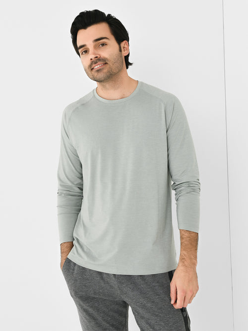 Peter Millar Active Men's Aurora Performance Long-Sleeve T-Shirt