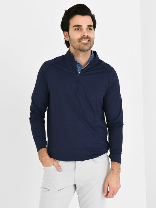 Peter Millar Crown Sport Men's Arctic Light Performance Quarter-Zip