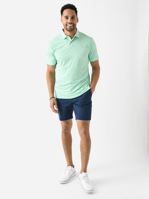 Peter Millar Crown Sport Men's Featherweight Art Deco Polo